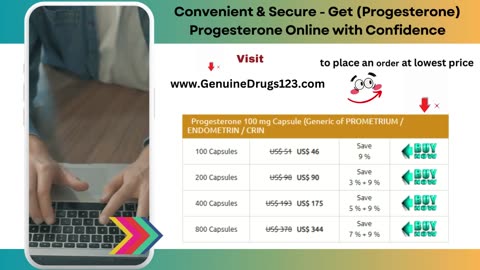 Convenient & Secure - Get (Progesterone) Progesterone Online with Confidence