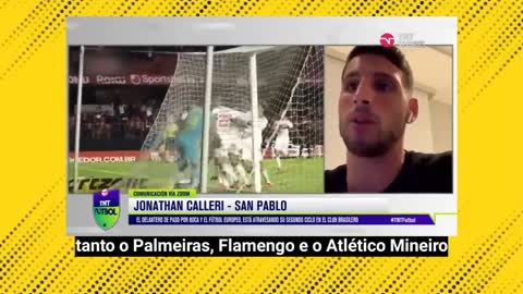 Calleri diz a Jornalista Argentino que o Futebol Brasileiro está MUITO ACIMA do Futebol Sulamericano