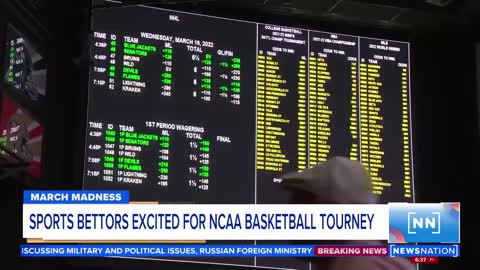 Sports bettors excited for NCAA basketball tourney Morning in America