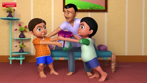 Chunnu Munnu Thhey Do Bhai | Hindi Rhymes for Children | Infobells