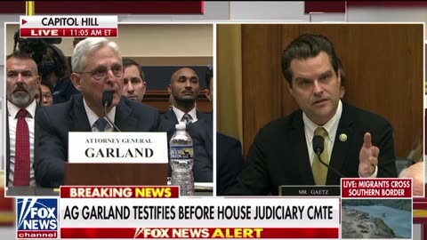 Garland Admits They're Still Censoring Social Media - Gaetz Questions Garland