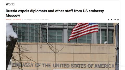 Warning: Russia is Expelling Diplomats from U.S. Embassy by Jan 31st 2022 - WW3