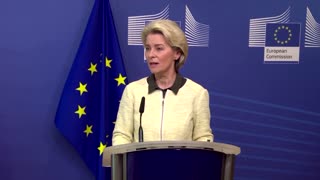 Von der Leyen says wants to end dependency on Russian gas