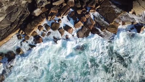 Beauty of Nature, relaxing and satisfying video of Sea