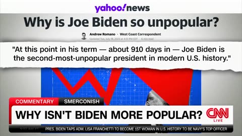 Joe Biden the Second Most UNPOPULAR President Ever According to CNN