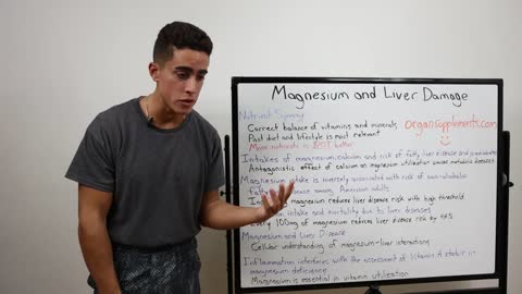 Magnesium deficiency can cause liver damage