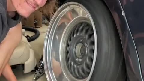 Automobile tire disassembly