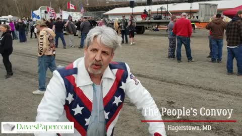 Evel Knievel At The People's Convoy in Hagerstown, MD