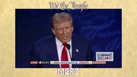 DONALD J. TRUMP CLOSING STATEMENT WINS DEBATE