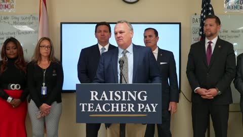 Richard Corcoran, Commissioner FDOE: $800 Million Towards Raising Teacher Salaries