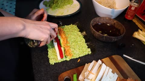 Vegan Rainbow Sushi