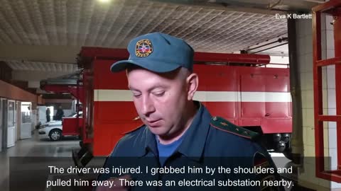 Donetsk Fire & Rescue Are Being Shelled By Ukraine Army