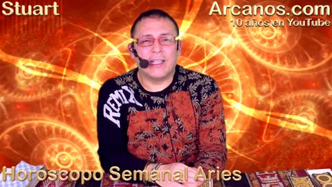 ARIES ENERO 2018_02-7 al 13 Ene 2018-Amor Solteros Parejas Dinero Trabajo-ARCANOS.COM