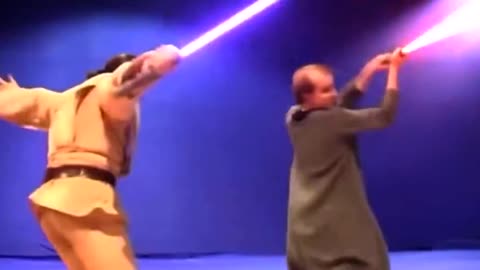 Palpatine vs Mace Windu original test footage