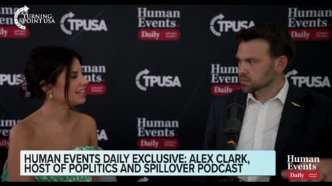 Alex Clark tells Jack Posobiec about recent information debunking the use of SSRIs