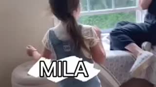 Litsa surprises the kids!