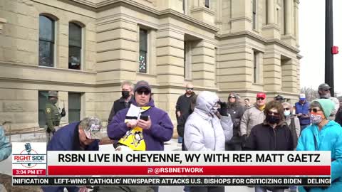 Rep. Matt Gaetz at the Wyoming State Capitol 1/28/21.mp4