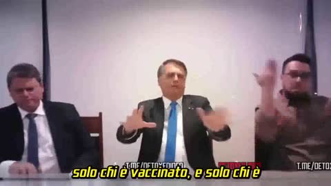 BOLSONARO:Mai barattare libertà con sicurezza,alla fine si arriverà a controllo della popolazione