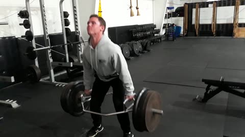 Hex bar deadlift