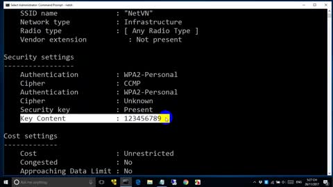 CMD : Show Wi-Fi Password | Windows 10 / 11 | NETVN