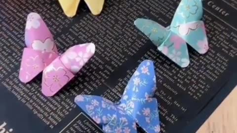 Most beautiful Hand Craft of Paper butterfly | RJ Craft #Crat #Art #Ideas