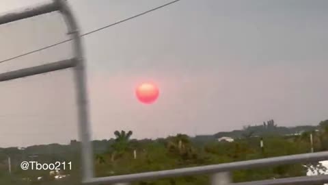 Florida, America, Someone filmed #Nibiru ( #GOD's judgment)