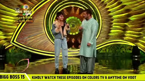 Yohani with salman Khan at BIGG BOSS 15 | Manike mage hithe