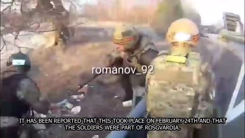 Ukraine War - Russian Soldiers Helmet Cam Captures His Unit Coming Under Ukrainian Ambush