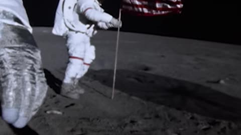 Som ET - 45 - Moon - Apollo 14 - U.S. Flag on the Moon #Shorts