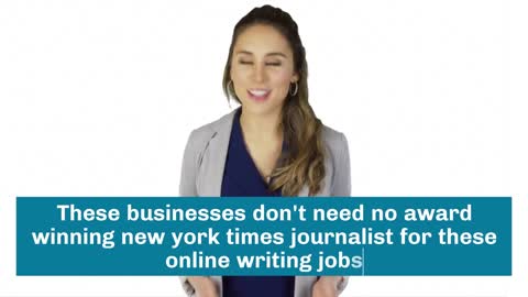 Get Paid To Do Simple Writing Jobs Online