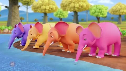 Gaiya Meri Cartoon Video, गैया मेरी गईया , Ek Mota Hathi + Hindi Rhymes And Baby Songs For Children