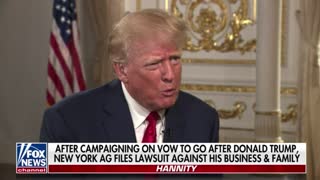 Trump is asked about Letitia James