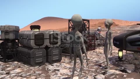 ALIENS ON MARS