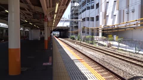 New train passing Odawara