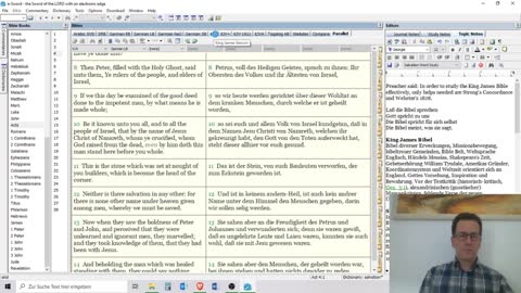 E-Sword Bibelsoftware: Was ist Rettung? Apg. 4:12, Konkordanz und Webster 1828 benutzen.