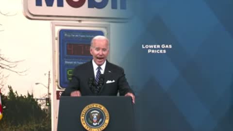 Biden: "To the companies running gas stations and setting those prices at the pump, this is a time of war."