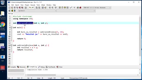 C Program - strcpy() Funkcija - Kopiranje Jednog Stringa u Drugi String