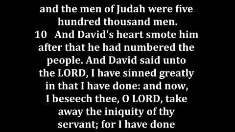 2 Samuel 24 King James version