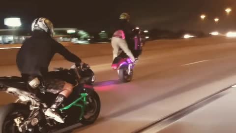 Wheelie On The Highway