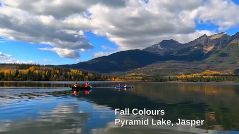 Fall Colours at Pyramid Lake, Jasper