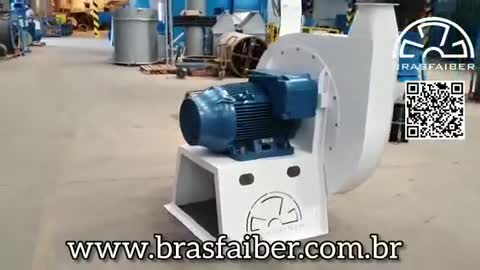 Exaustor Centrífugo Soprador Industrial | Brasfaiber Brasil