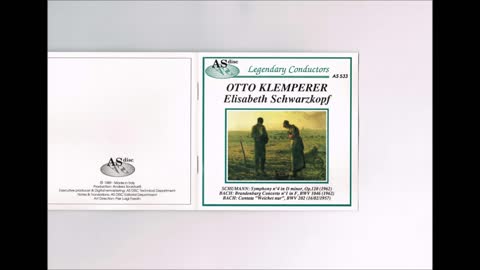 J.S.Bach - Brandenburg Concerto No.1 Klemperer Philadelphia