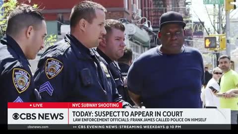 Brooklyn subway shooting suspect due in New York federal court