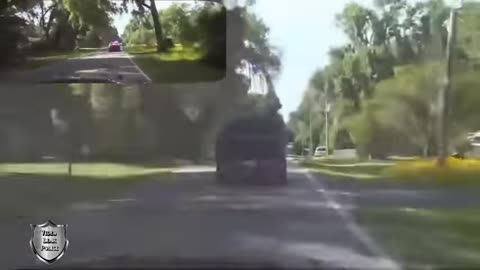 A Dramatic High-Speed Car Chase in Florida with Shots Fired Ends in Spectacular Movie-Like Crash