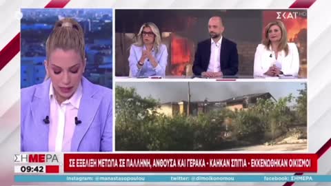 Η Άννα Καραμανλή βουλευτής της ΝΔ καταλογίζει τις ευθύνες για την πυρκαγια