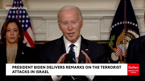 JUST IN- Biden Reveals Americans Have Been Taken Hostage By Hamas After Attack In Israel