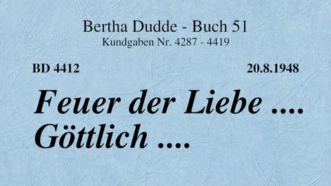 BD 4412 - FEUER DER LIEBE .... GÖTTLICH ....