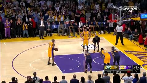 Kobe Bryant last 3 minutes Game_final against Jass_Kobe Bryant last match