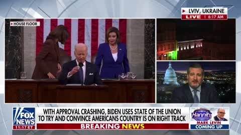 Ted Cruz reacts to Biden's SOTU speech