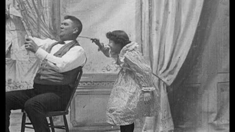 "Little Mischief" (1900 Original Black & White Film)